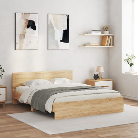 Bed Frame Without Mattress With Led Lights