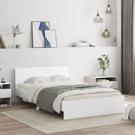 Bed Frame Without Mattress With Led Lights