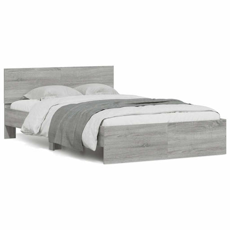 Bed Frame Without Mattress With Led Lights