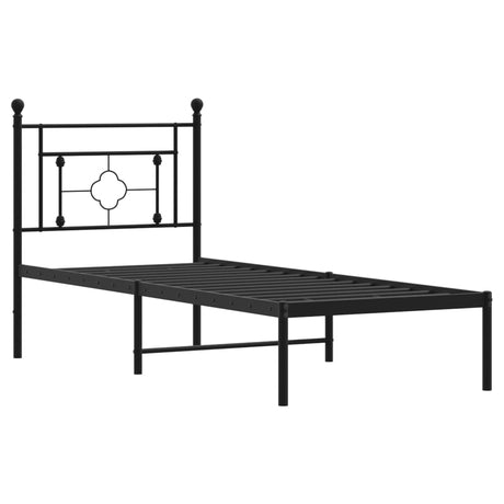 Metal Bed Frame Without Mattress 75X190Cm