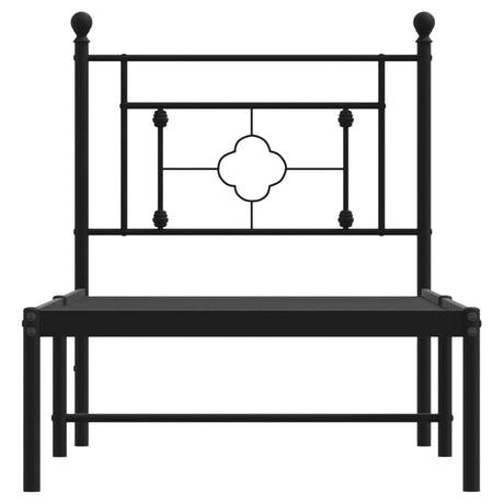 Metal Bed Frame Without Mattress 75X190Cm