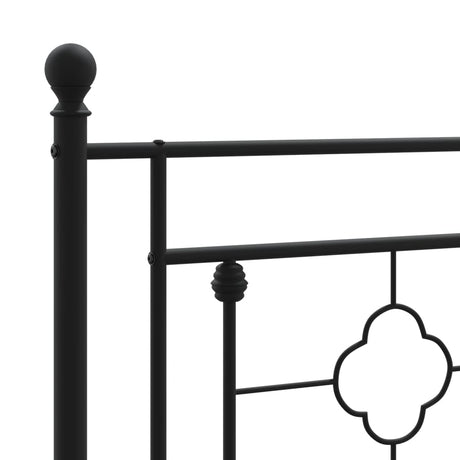 Metal Bed Frame Without Mattress 75X190Cm