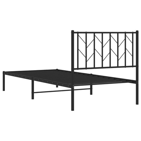 Metal Bed Frame Without Mattress 90X200Cm