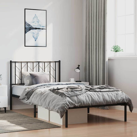 Metal Bed Frame Without Mattress 90X200Cm