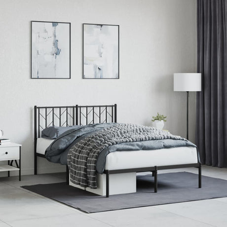 Metal Bed Frame Without Mattress 90X200Cm