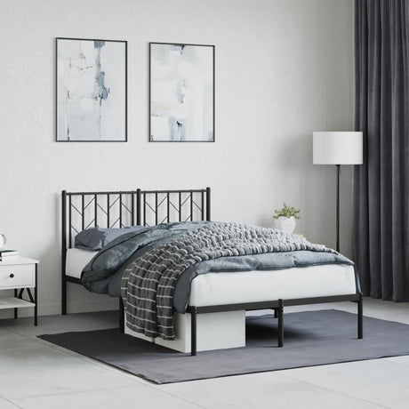 Metal Bed Frame Without Mattress 90X200Cm