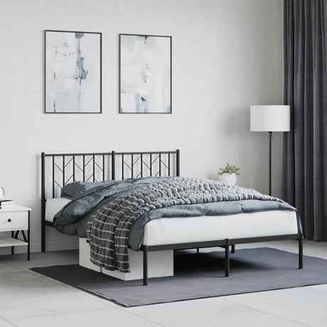 Metal Bed Frame Without Mattress 90X200Cm