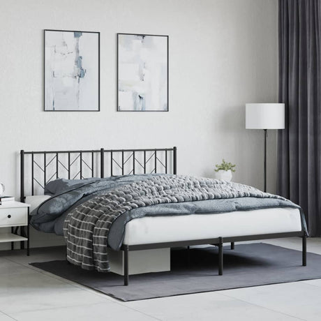 Metal Bed Frame Without Mattress 90X200Cm