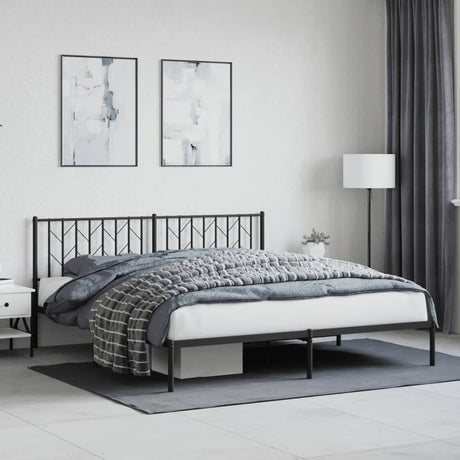 Metal Bed Frame Without Mattress 90X200Cm