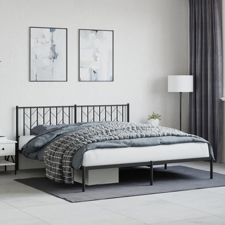 Metal Bed Frame Without Mattress 90X200Cm
