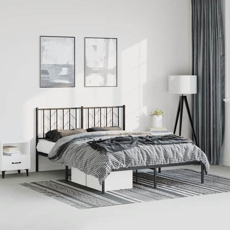 Metal Bed Frame Without Mattress 90X200Cm