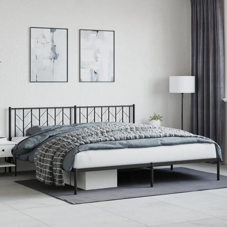 Metal Bed Frame Without Mattress 90X200Cm