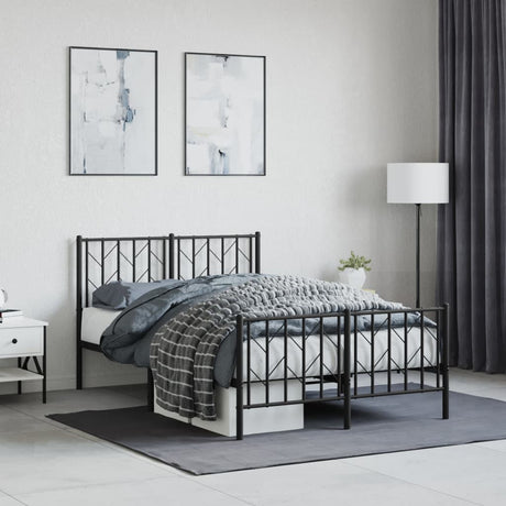 Metal Bed Frame Without Mattress 90X200Cm