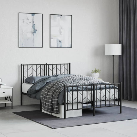 Metal Bed Frame Without Mattress 90X200Cm