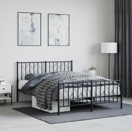 Metal Bed Frame Without Mattress 90X200Cm
