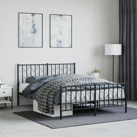 Metal Bed Frame Without Mattress 90X200Cm
