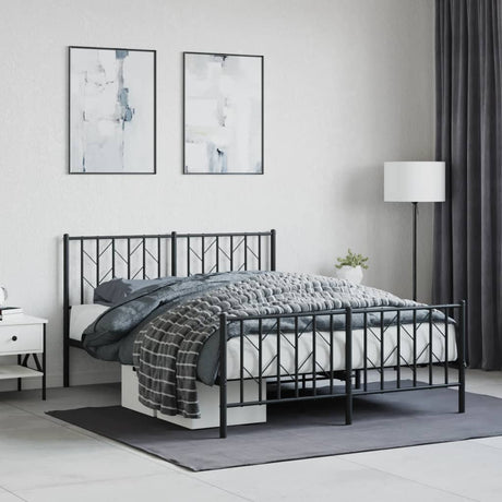 Metal Bed Frame Without Mattress 90X200Cm
