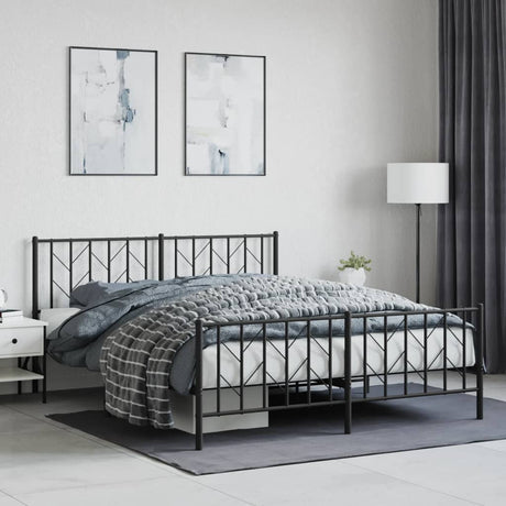 Metal Bed Frame Without Mattress 90X200Cm