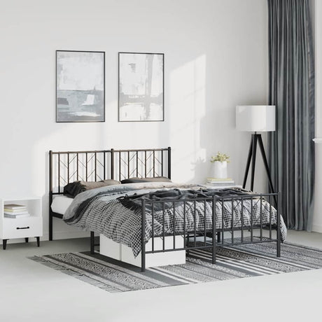 Metal Bed Frame Without Mattress 90X200Cm