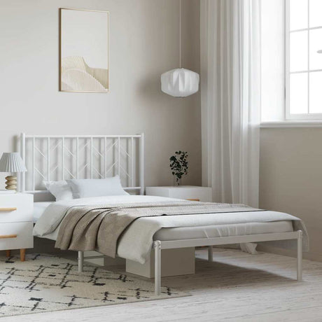 Metal Bed Frame Without Mattress 90X200Cm
