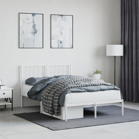 Metal Bed Frame Without Mattress 90X200Cm