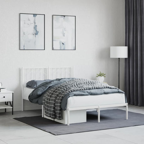 Metal Bed Frame Without Mattress 90X200Cm