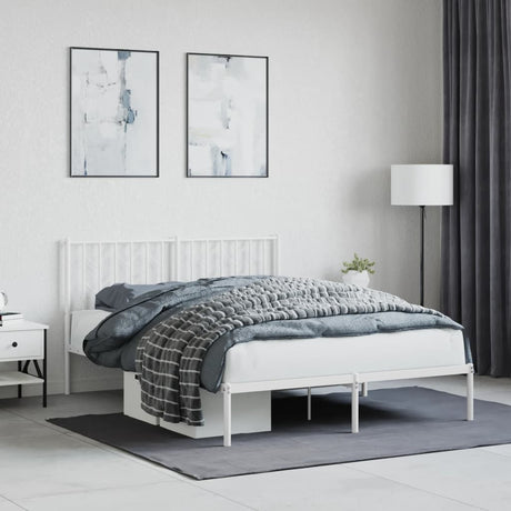 Metal Bed Frame Without Mattress 90X200Cm