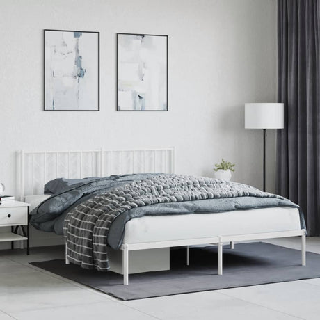 Metal Bed Frame Without Mattress 90X200Cm