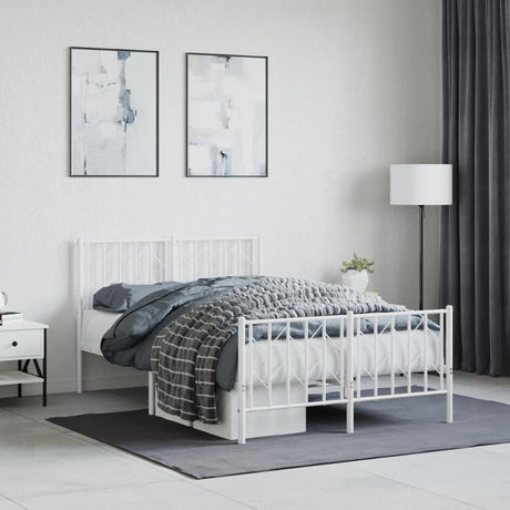 Metal Bed Frame Without Mattress 90X200Cm