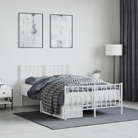 Metal Bed Frame Without Mattress 90X200Cm