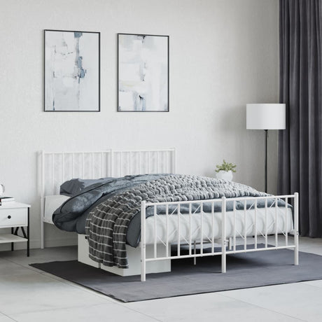 Metal Bed Frame Without Mattress 90X200Cm