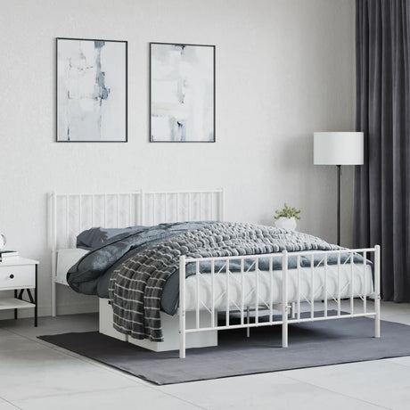 Metal Bed Frame Without Mattress 90X200Cm