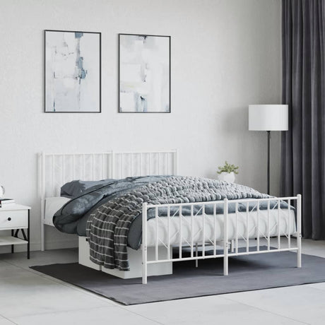 Metal Bed Frame Without Mattress 90X200Cm