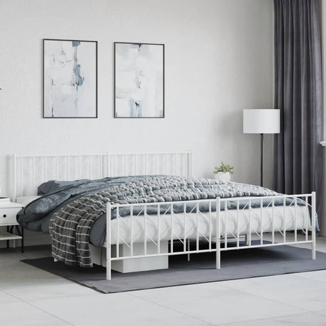 Metal Bed Frame Without Mattress 90X200Cm