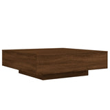Coffee Table Brown Oak 100x100x31 cm Engineered Wood