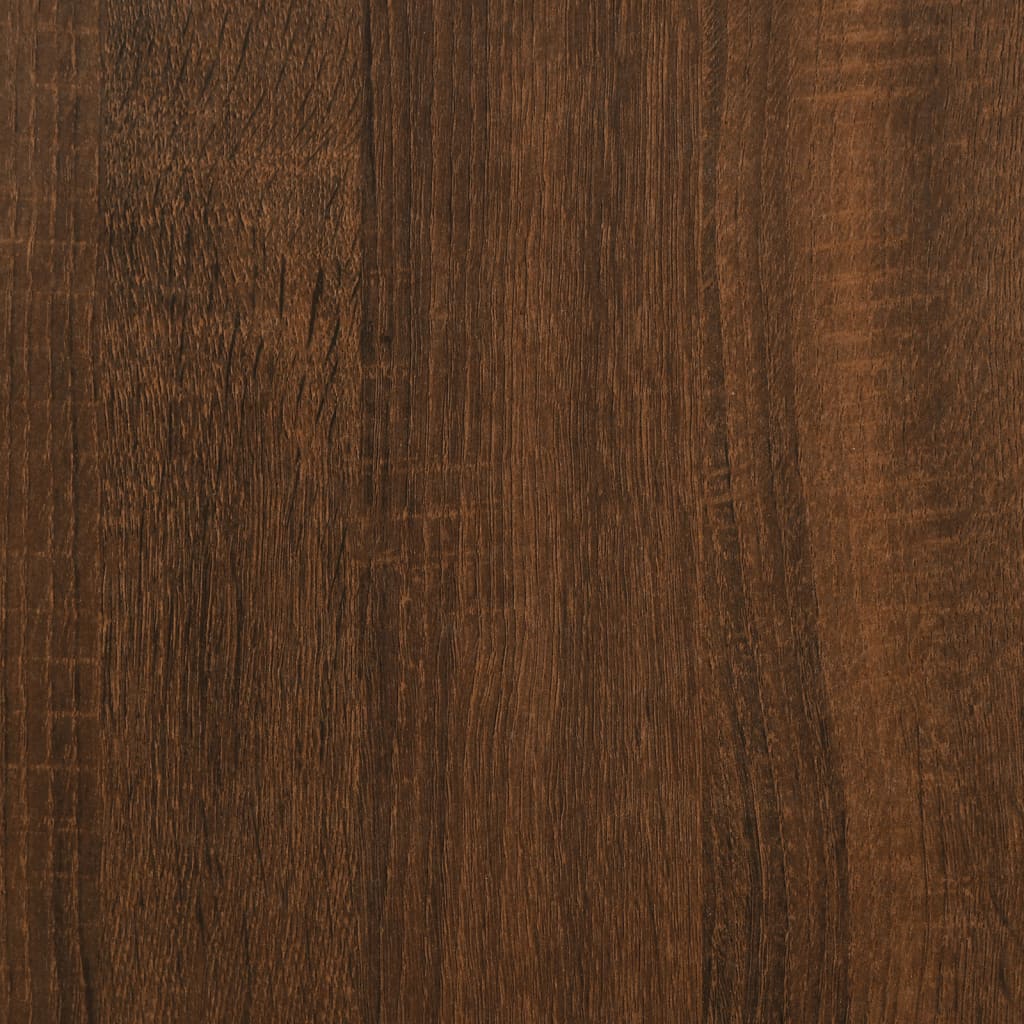 Coffee Table Brown Oak 100x100x31 cm Engineered Wood