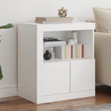Sideboard With Led Lights 60.5X37X67 Cm
