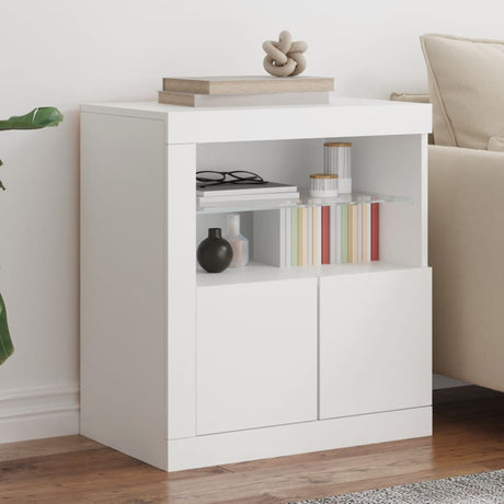 Sideboard With Led Lights 60.5X37X67 Cm