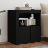 Sideboard With Led Lights 60.5X37X67 Cm