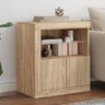 Sideboard With Led Lights 60.5X37X67 Cm