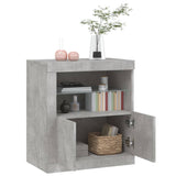 Sideboard With Led Lights 60.5X37X67 Cm