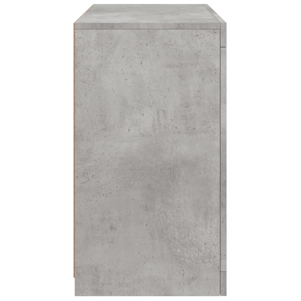 Sideboard With Led Lights 60.5X37X67 Cm