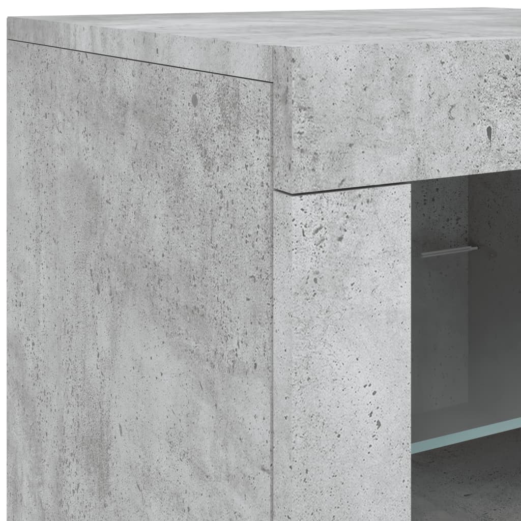 Sideboard With Led Lights 60.5X37X67 Cm