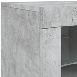 Sideboard With Led Lights 60.5X37X67 Cm