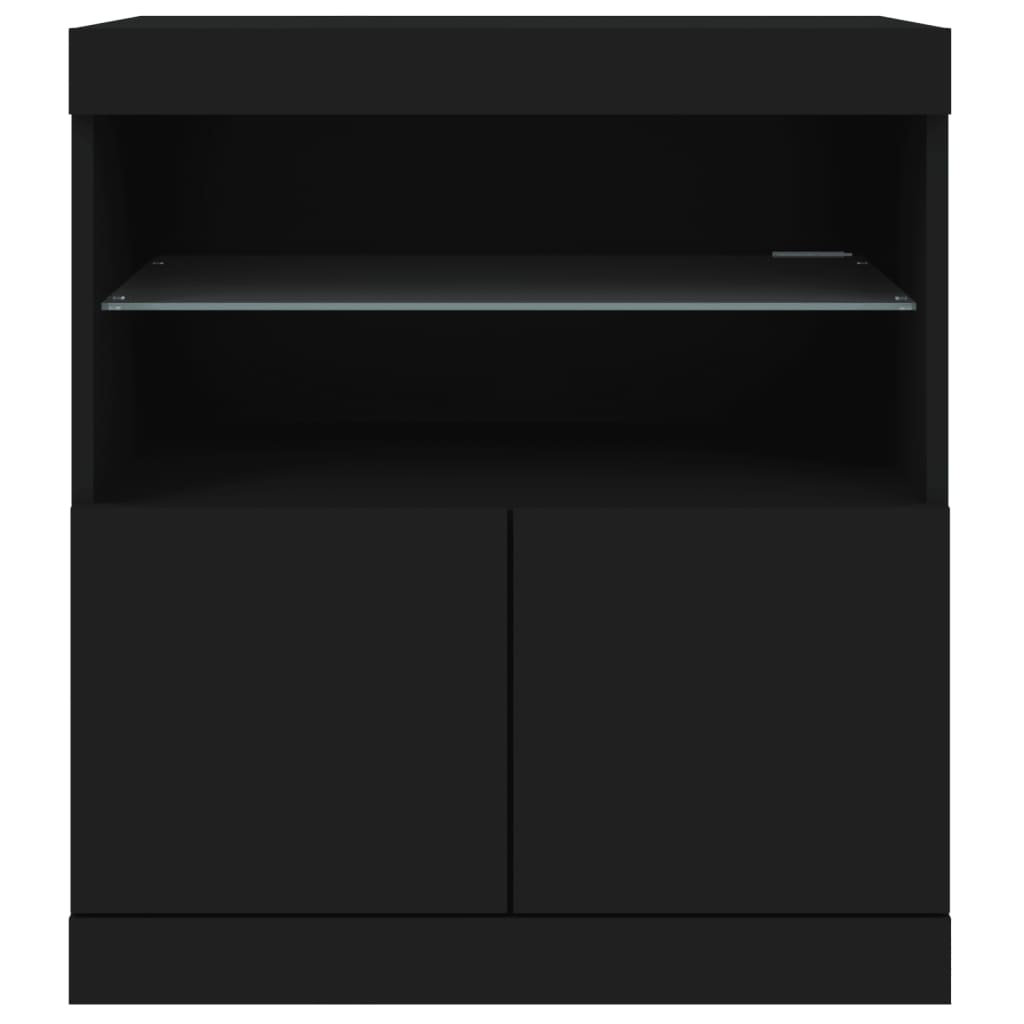 Sideboard With Led Lights 60X37X67 Cm