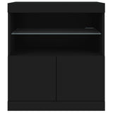 Sideboard With Led Lights 60X37X67 Cm