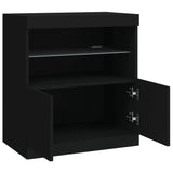 Sideboard With Led Lights 60X37X67 Cm