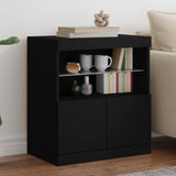 Sideboard With Led Lights 60X37X67 Cm