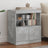 Sideboard With Led Lights 60X37X67 Cm