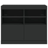 Sideboard With Led Lights 81X37X67 Cm